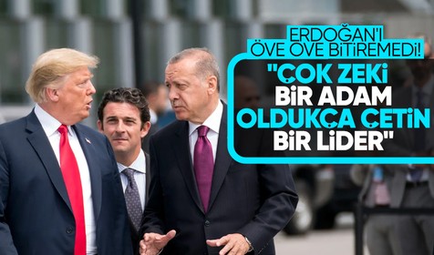 Donald Trump: "Cumhurbaşkanı Erdoğan çok akıllı bir adam çok güçlü ordu kurdu"