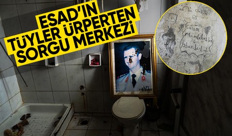 Esad'ın en ürpertici sorgu merkezi: Filistin Şubesi! Duvarlara kazınan Türkçe yazılar dikkat çekti