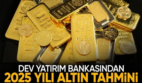 Goldman Sachs’tan kritik tahmin: 2025’te altın 3 bin doları aşabilir!