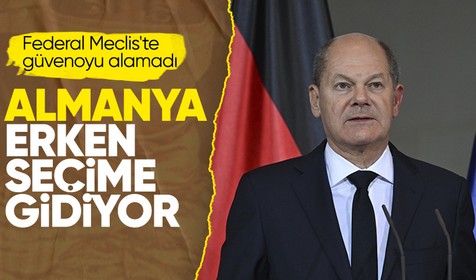 Olaf Scholz güven oyu alamadı! Almanya'da meclis, erken seçim için kararını verdi