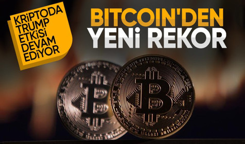 Trump etkisi Bitcoin'e bir kez daha rekor kırdırdı: 106 bin doların üzerine çıktı!