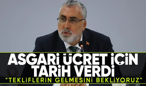 Çalışma ve Sosyal Güvenlik Bakanı Vedat Işıkhan'dan açıklama: Asgari ücret için tarih verdi