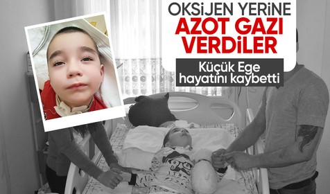 İzmir'de oksijen yerine azot gazı verilen çocuk hayatını kaybetti