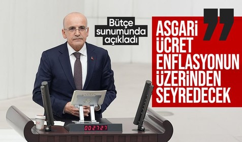Mehmet Şimşek: Asgari ücret enflasyonun üzerinden seyredecek