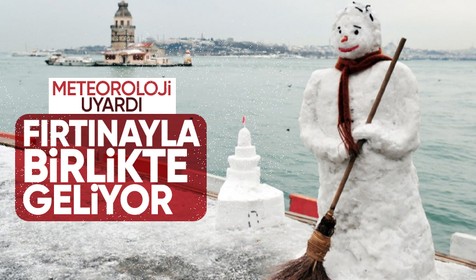 Meteoroloji'den yoğun kar yağışı uyarısı: Fırtınayla birlikte gelecek