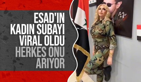 Esad'ın kaçışı sonrası viral oldu! Herkes videodaki kadın subayı arıyor