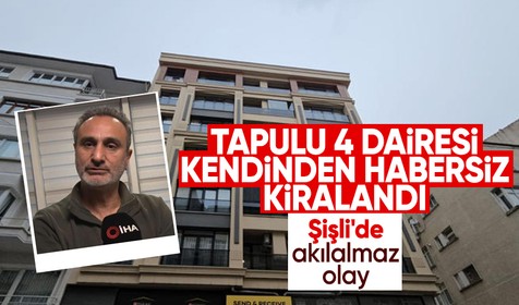 Tapulu 4 dairesi kendinden habersiz kiralandı: Yeni dolandırıcılık yöntemi şaşırttı