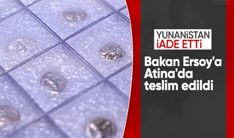 Yunanistan Türkiye'ye ait bin 55 adet sikkeyi iade etti
