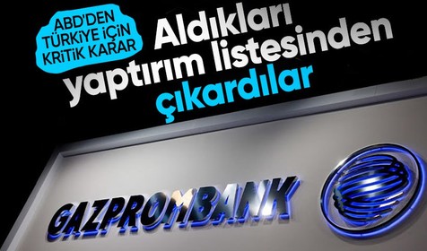 ABD'den Türkiye'ye gazprom muafiyeti! Türkiye doğalgaz borcu ödemelerine buradan devam edebilecek