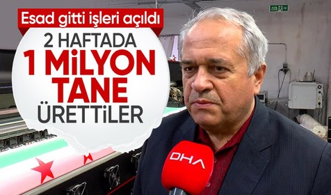 Devrik Esad sonrası talep patlaması! Suriye'nin yeni bayrağı Türkiye'de de üretiliyor
