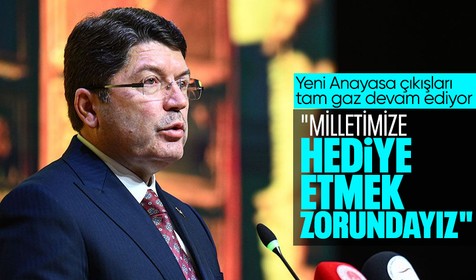 Bakan Tunç'tan 'Yeni anayasa' açıklaması: Milletimize hediye etmek zorundayız