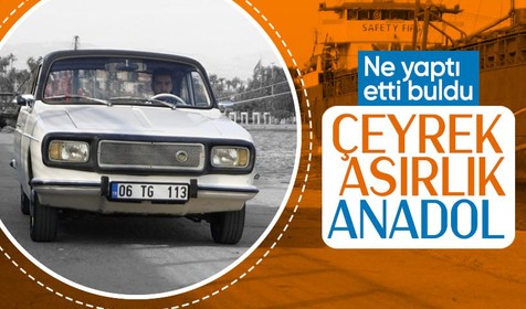 Dedesinin 40 yıl önce kullandığı Anadol'u satın alıp yollara çıktı