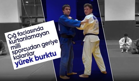 Erzurum'da çığ düşmesi sonucu hayatını kaybeden milli sporcu Emre Yazgan'dan geriye bu görüntüler kaldı