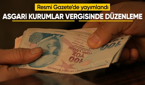 Asgari kurumlar vergisinde artış: Resmi Gazete’de yayımlandı!