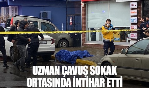Kocaeli'nde uzman çavuş sokak ortasında intihar etti