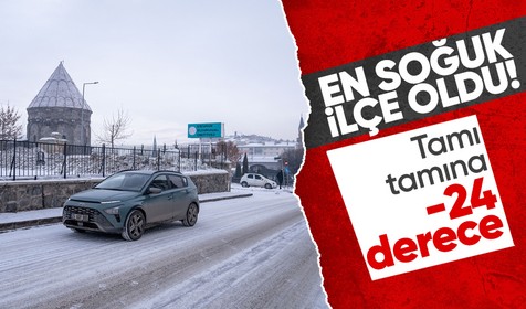 Sibirya'dan bile soğuk! Ardahan Göle'de termometreler gece eksi 24'ü gösterdi