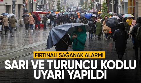 AFAD'dan 29 ile sarı 6 ile de turuncu kodlu uyarı!