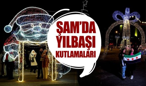 Şam’da yılbaşı kutlamaları başladı