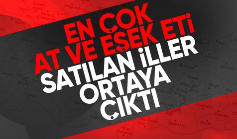 Türkiye’nin gıda skandalı haritası: En çok at ve eşek eti satılan iller