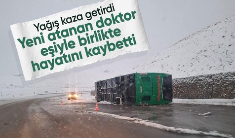 Bingöl’de yolcu otobüsü devrildi; yeni atanan doktor ve eşi öldü, 16 yaralı