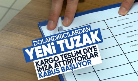 Dolandırıcılardan yeni tuzak! Kargo teslim kağıdı diye imzalıyorlar, kabus başlıyor