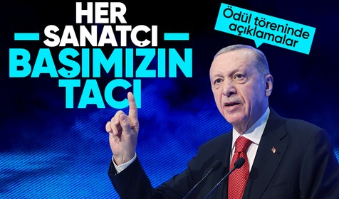 Cumhurbaşkanı Erdoğan'dan Kültür ve Sanat Büyük Ödülleri Töreni'nde açıklamalar