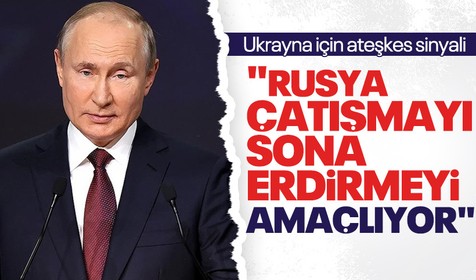 Putin: "Ukrayna ile müzakere için hazırız"