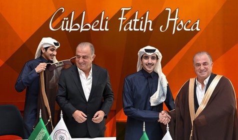Al Shabab'da imzalar atıldı! Törende kulüp başkanından Fatih Terim'e hediye