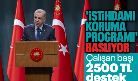 Cumhurbaşkanı Erdoğan: Üretim ve istihdamı korumak için Ocak 2025'te İstihdamı Koruma Programı başlatıyoruz