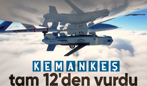 KEMANKEŞ 1'den test uçuşunda büyük başarı: Hedefleri tam isabetle vurdu