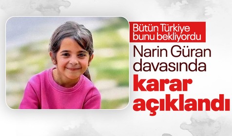 Narin Güran davasında karar açıklandı: 3 sanık için ağırlaştırılmış müebbet cezası
