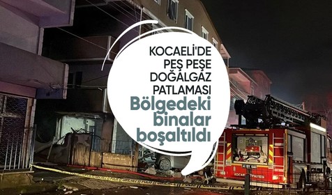 Kocaeli’de art arda 2 doğalgaz patlaması: 14 yaralı