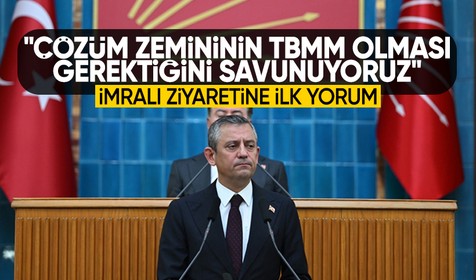 Özgür Özel'den İmralı ziyaretine ilk yorum: "Bizim sürece ilişkin yaklaşımımız net"