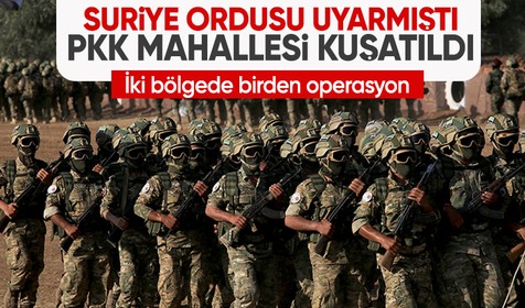Yeni Suriye Ordusu PKK/YPG'ye karşı ilerliyor: 2 mahalleye birlikler gönderildi!