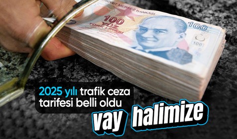 2025 yılı trafik ceza tarifesi belli oldu