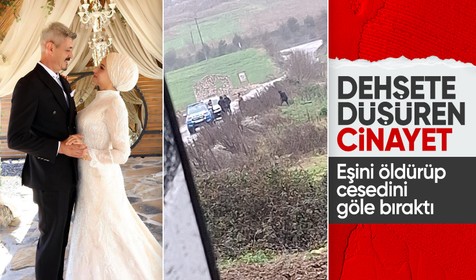 31 yaşındaki karısını gölet kenarında öldürdüğünü itiraf etti: Ekipler harekete geçti