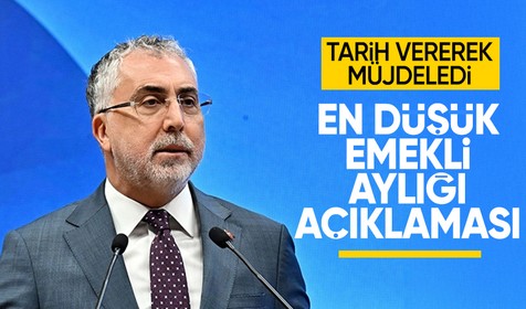 Bakan Işıkhan’dan en düşük emekli maaşı için ocak müjdesi!