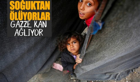 İnsanlığın bittiği nokta: Gazze'de aşırı soğuktan ölenlerin sayısı 7'ye çıktı