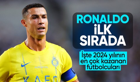 2024 yılının en çok kazanan futbolcuları belli oldu