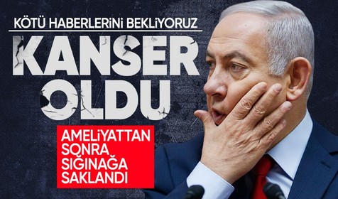 Soykırımcı Netanyahu ameliyatının peşinden hastane sığınağına alındı