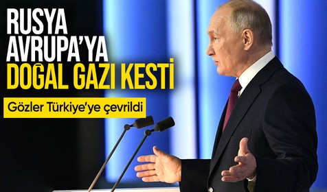 Gazprom açıkladı: Ukrayna üzerinden Avrupa'ya gaz sevkiyatı durdu!