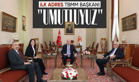 DEM heyeti, TBMM Başkanı Kurtulmuş ile görüştü: Umutluyuz