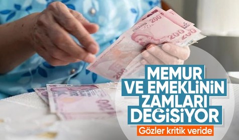 Gözler enflasyon verilerinde! Memur ve emeklinin zammı ne olacak?