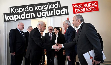 Son Dakika: DEM Parti heyeti Bahçeli'yi ziyaret etti