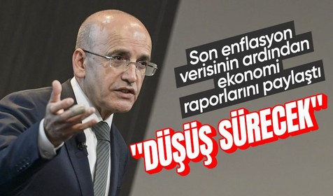 Bakan Şimşek'ten enflasyon mesajı: Düşüş sürecek