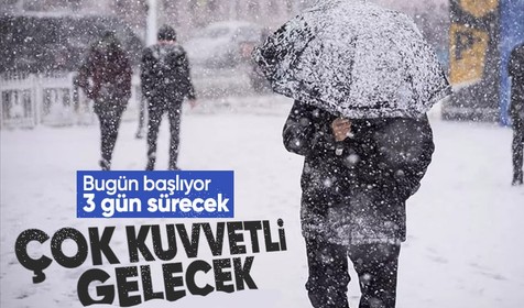 Meteoroloji'den 6 ile kuvvetli yağış uyarısı! 3 gün sürecek