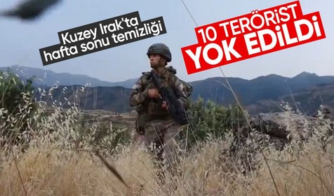 Son Dakika: Hakurk ve Gara'da 10 PKK'lı terörist etkisiz hale getirildi