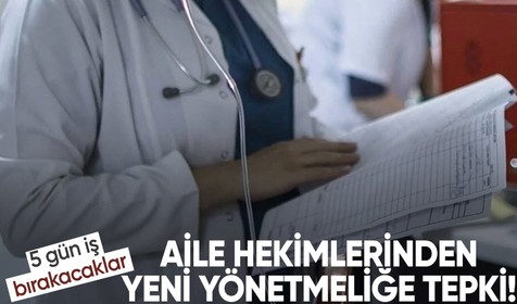 Aile hekimlerinden yeni yönetmeliğe tepki! 5 gün iş bırakacaklar