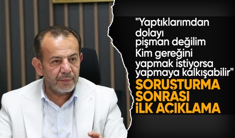 Tanju Özcan soruşturma sonrası konuştu: "Yaptıklarımdan pişman değilim, gerekirse devam edeceğim"