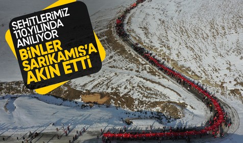 Türkiye Sarıkamış şehitleri için yürüyor